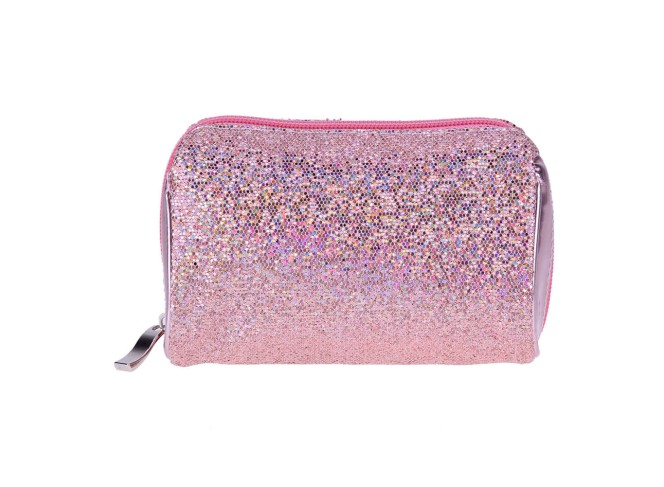 BYDI Necessaire Bolsa de Maquiagem Glitter