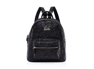 BYDI Mini Mochila de Couro Barbie Glitter