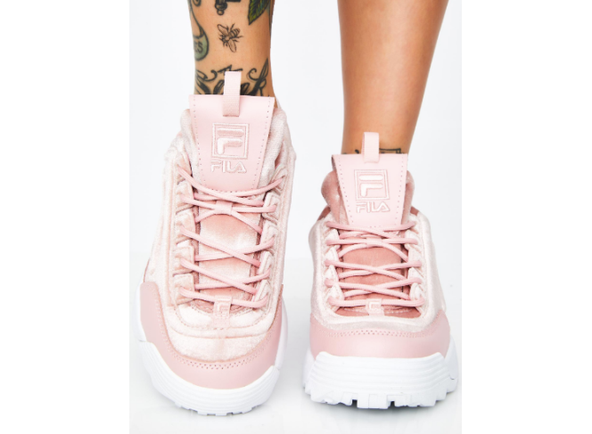 Tênis FILA Disruptor 2 Velvet Veludo (Cores)