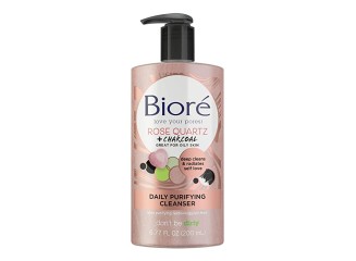 Bioré Máscara de Limpeza Facial Rose Quartz com Carvão Ativado