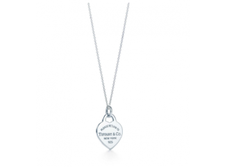 Tiffany & Co. Heart Tag Charm and Chain