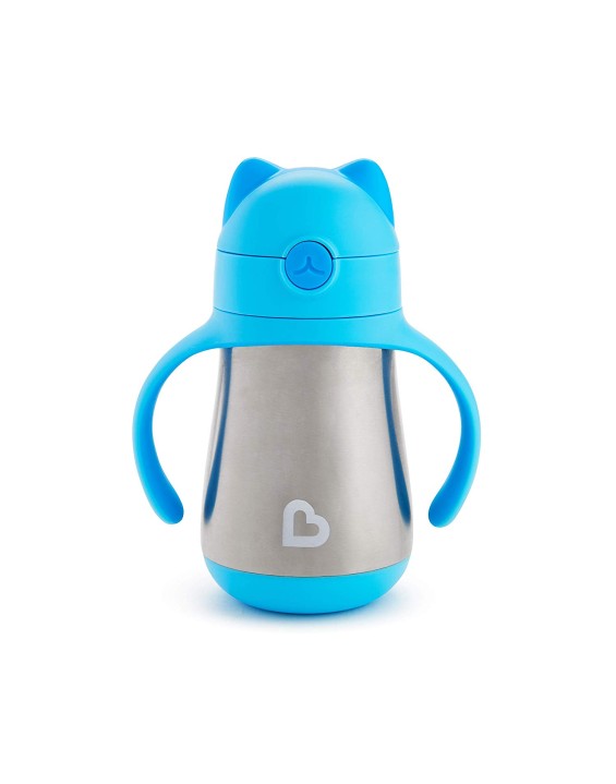 Munchkin Copo Térmico Infantil Cool Cat Azul