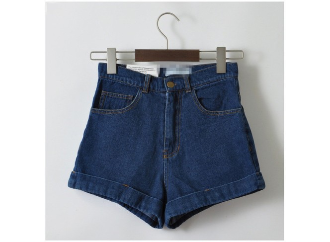 Short Jeans Cintura Alta Básico 