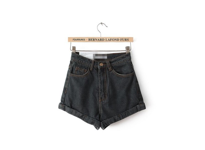 Short Jeans Cintura Alta Básico 