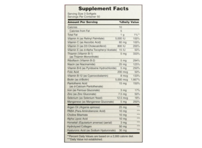 Nature's Bounty Suplemento Hair, Skin & Nails (150 Cápsulas)