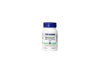 Life Extension Suplemento De Melatonina 3mg (60 Cápsulas)