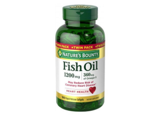 Nature's Bounty Suplemento de Omega 3 Óleo de Peixe Fish Oil 1200mg (180 Cápsulas)